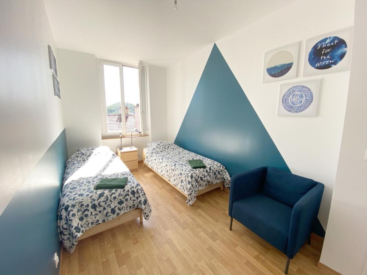 22 Chic & Cosy Grand Appart 92M2 Parking Gratuit Hypercentre Netflix Saint-Etienne  Buitenkant foto