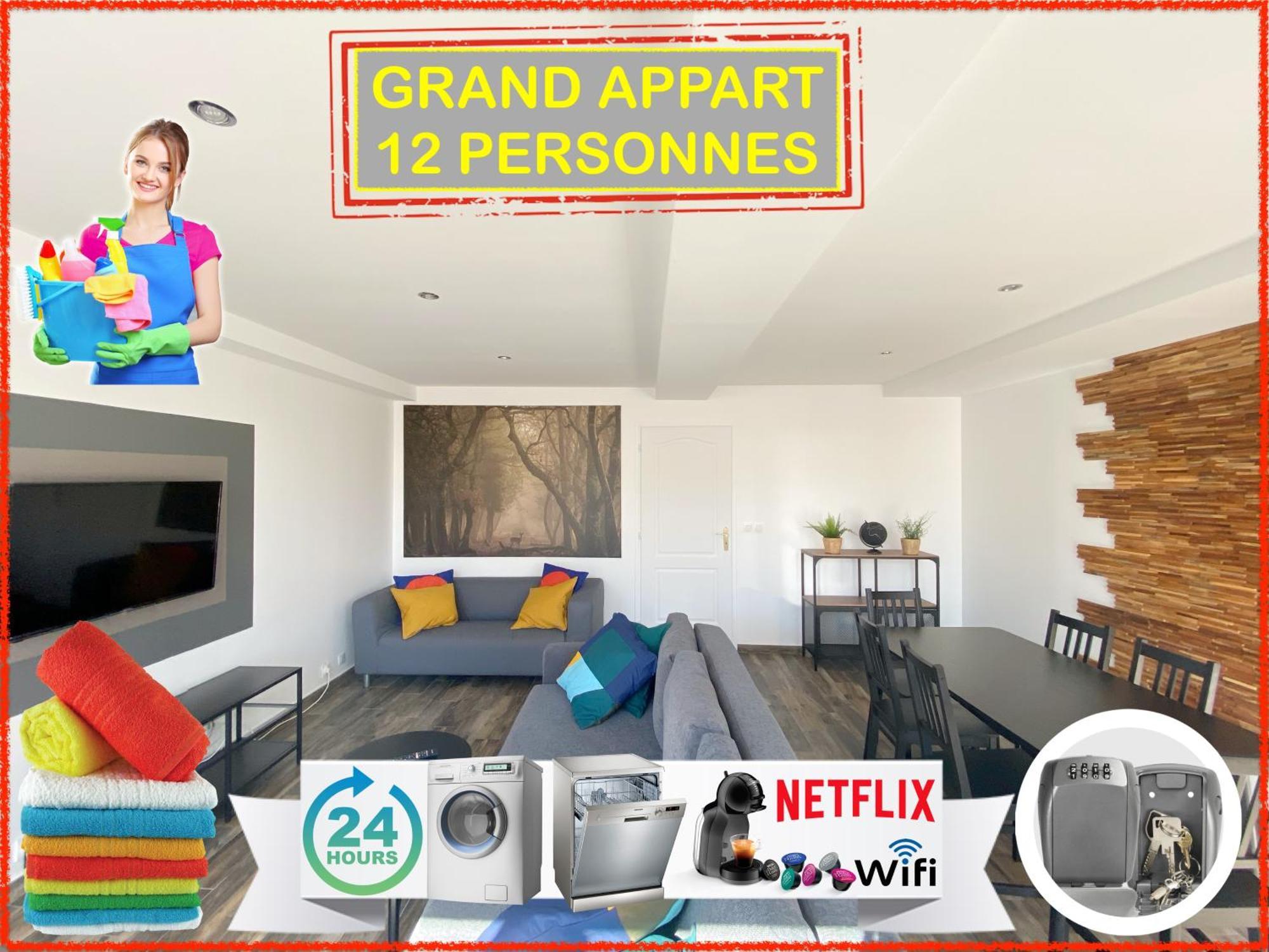 22 Chic & Cosy Grand Appart 92M2 Parking Gratuit Hypercentre Netflix Saint-Etienne  Buitenkant foto